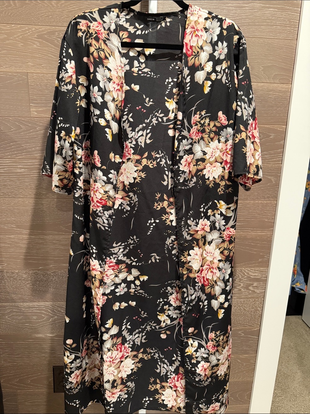 Floral Midi Duster Jacket